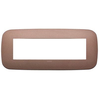 PLACCA ROUND 7M BRONZO MATT