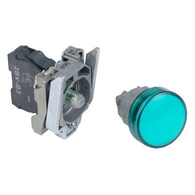 SPIA COMPLETA 24V LED VERDE