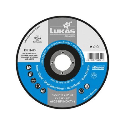 DISCO ABRASIVO PIANO INOX...