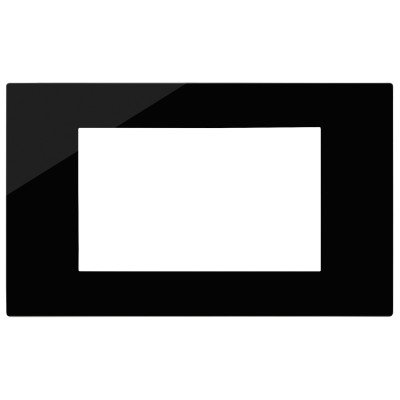 Placca 4M Reflex nero