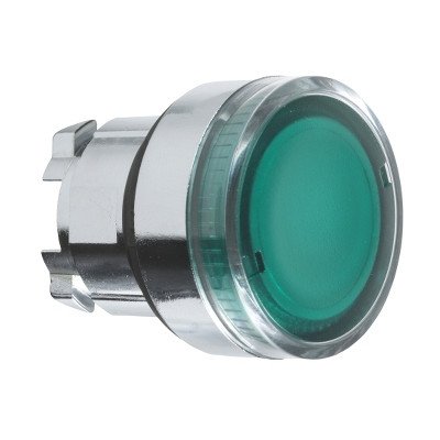 TESTA PULSANTE LUMINOSO VERDE