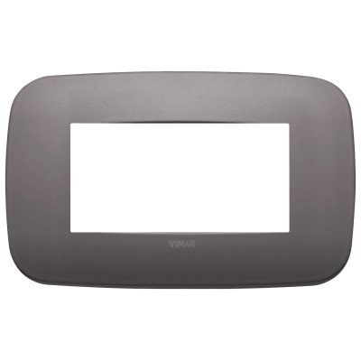 PLACCA ROUND 4M NICHEL DARK