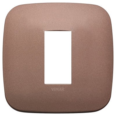 PLACCA ROUND 1M BRONZO MATT