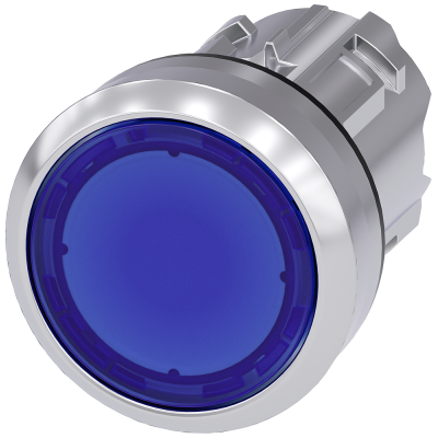 PULS. LUMINOSO PIATTO BLU