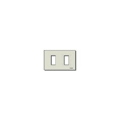 PLACCA 2 FORI ALLUMINIO