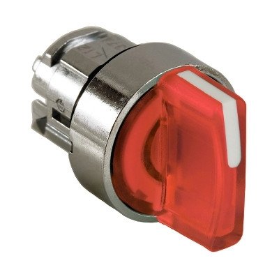 TESTA SELETTORE LUMINOSO ROSSO