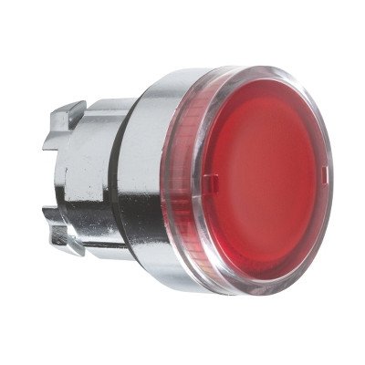 TESTA PULSANTE LUMINOSO ROSSO