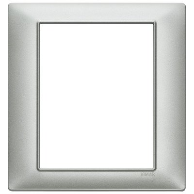 PLACCA 8M ARGENTO OPACO