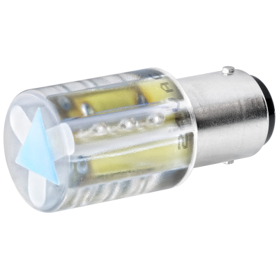 LED 24V UC, BA 15D, BLUE