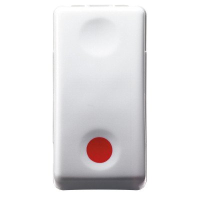 PULSANTE CON SIMBOLO ROSSO