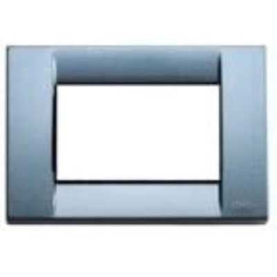 PLACCA 3 MODULI METALLO...