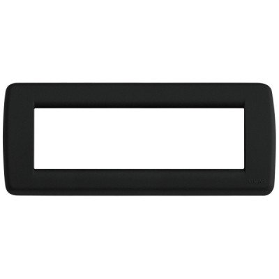 PLACCA SILK 6 MODULI NERO -...