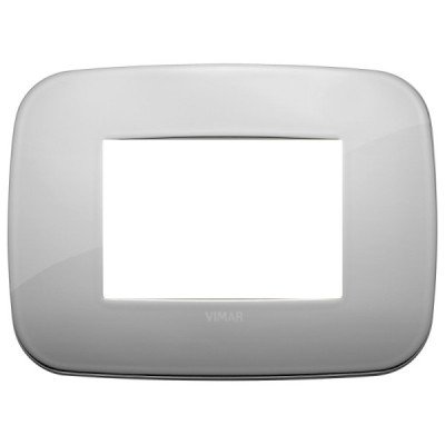 PLACCA ROUND 3 MODULI CROMO...