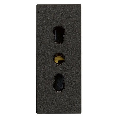 PRESA 2P T 16A P17/11 NERO...