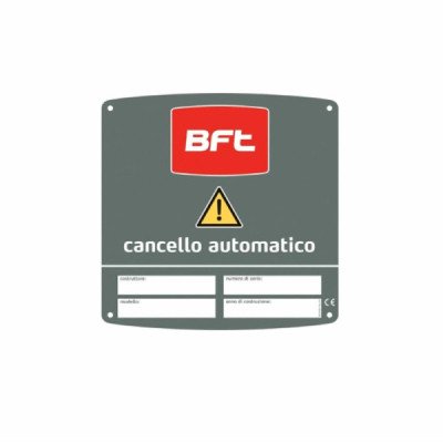 CARTELLO SEGNALAZIONE - BFT...